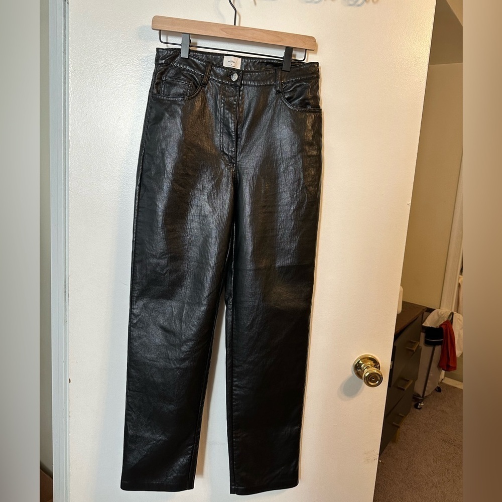 Wilfred Aritzia Vegan Leather Pants